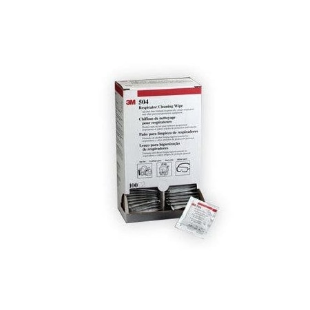 3M Alcoholfree Respirator Cleaning Wipes, 100PK 50051131070658